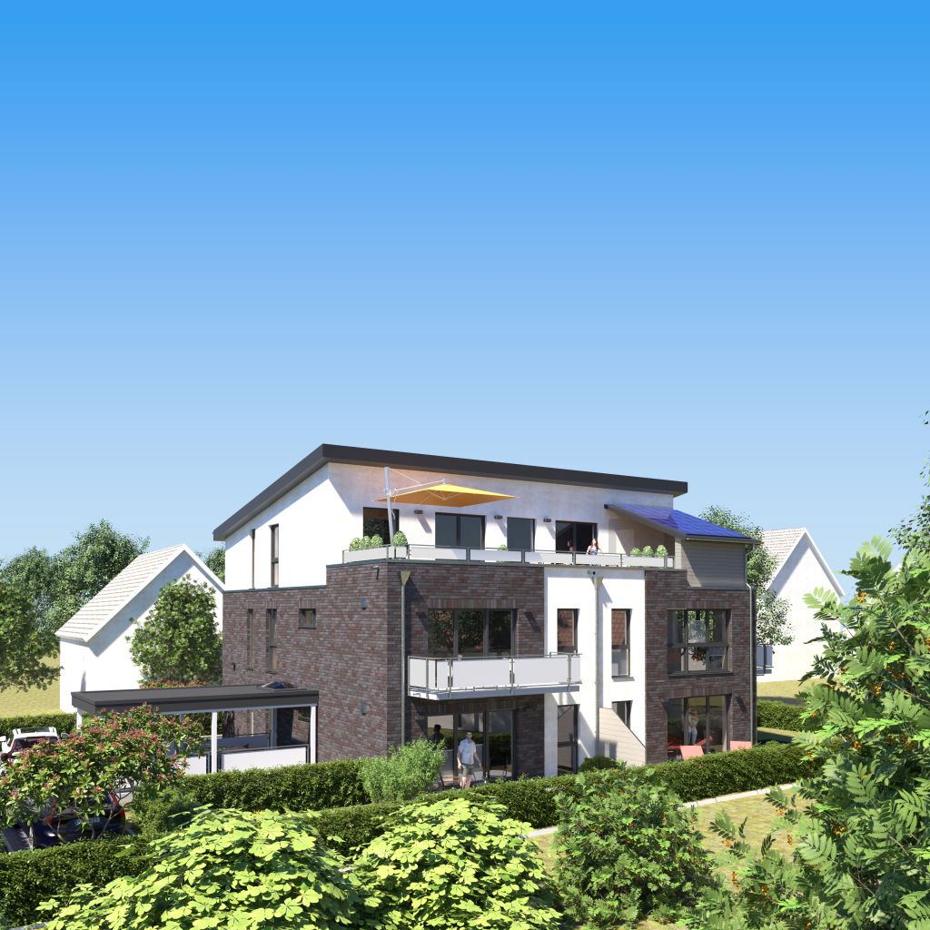Neubau eines innovativen Architektenhauses mit 5 WE in Meckelfeld
